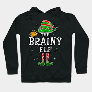 The Brainy Elf Group Matching Family Christmas Smart Funny Hoodie